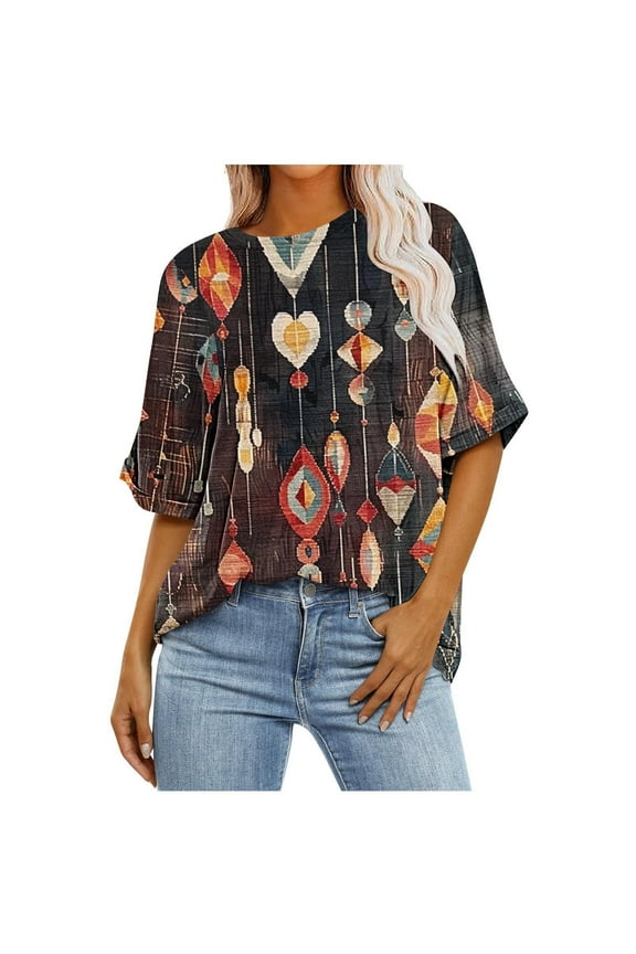 Black Blouses for Women Funeral Womens T Shirts Graphic Tees Trendy Hide Belly Tunic 2025 Summer