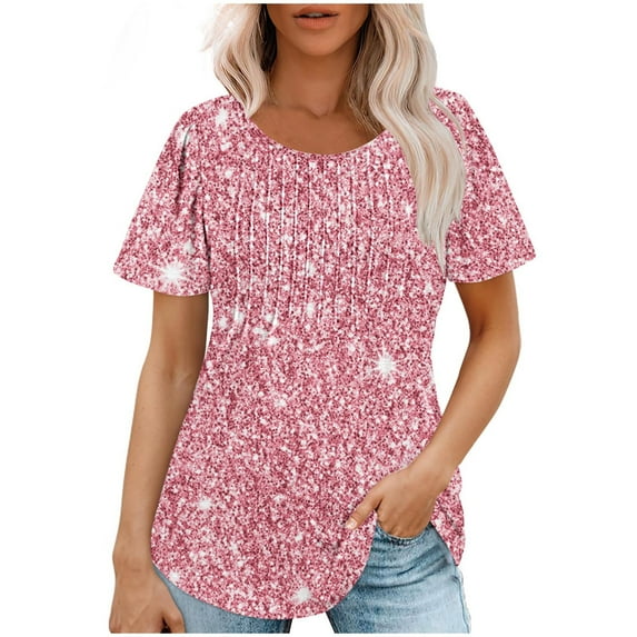 Black Blouses for Women Plus Size Workout Tops for Women Loose Women Short Sleeve Tops Cotton Hawaiian Shirts Blue