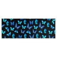 thumbnail image 1 of Black Blue Butterfly Pattern Kitchen Rug Mat,Kitchen Runner Rugs Non Skid Washable,Decorative Kitchen Floor Mats for Kitchen,Sink,Laundry,17"X47", 1 of 5