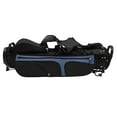 thumbnail image 1 of 6.49x36.02in Black+Blue Golf Stand Bag,Nylon/Cotton,3 Dividers,5 Pockets,Triangular Stable Bracket,for Juniors & Adults, 1 of 14