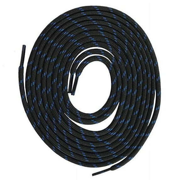 Black Blue Round Boot Laces Shoelaces for Hiking Work shoes 36 38 39 40 44 45 46 48 54 55 60 63 72 Inches