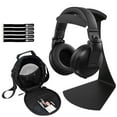 thumbnail image 1 of Black Bluetooth Wireless DJ Headphones with Table Stand Package, 1 of 9