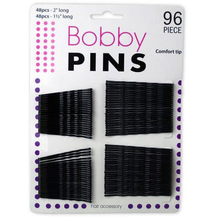 Extra Long Brown Bobby Pins, 48 Piece