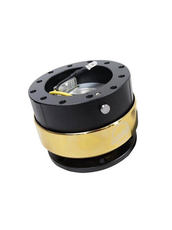 Black Body & Chrome Gold Ring Quick Release Gen 2.0
