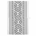 thumbnail image 1 of Black Boho 1 Pack Kitchen Towel, Water Absorbent Dish Towel, Vintage Southwestern Geometric Stripes Decorative Hand Towels - Quick Drying Cloth for Cooking Baking, 18x28 Inch, 1 of 8