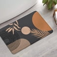 thumbnail image 1 of Black Boho Bathroom Rugs Non-Slip Small Bath Mat, Cute Bath Mat Soft Washable Aesthetic Bathmat Shower Rug for Bathtub Bedroom Kitchen, 1 of 6