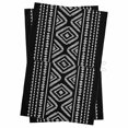 thumbnail image 1 of Black Boho Geometric Kitchen Towels Set of 2, Water Absorbent Dish Towel, Vintage Southwestern Stripes Decorative Hand Towels - Quick Drying Cloth for Cooking Baking, 18x28 Inch, 1 of 8