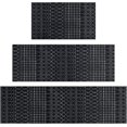 thumbnail image 1 of Black Boho Kitchen Rugs Set of 3,Moroccan Modern Farmhouse Kitchen Mats for Floor,Geometric Pattern Non-Slip Washable Sink Mats Home Decor Doormat+Runner Rug, 1 of 6