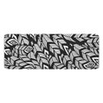 thumbnail image 1 of Black Boho Tribal Feathers Pattern Kitchen Rug Mat,Kitchen Runner Rugs Non Skid Washable,Decorative Kitchen Floor Mats for Kitchen,Sink,Laundry,17"x47.2", 1 of 7