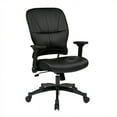 thumbnail image 1 of Black Bonded Leather Seat and Back Managers Chair, 1 of 10