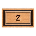 thumbnail image 1 of Black Border Monogram Doormat (Letter Z), 1 of 6