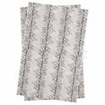 thumbnail image 1 of Black Botanical Kitchen Towels Set of 2, Water Absorbent Dish Towel, Farmhouse Spring Summer Branch Decorative Hand Towels - Quick Drying Cloth for Cooking Baking, 18x28 Inch, 1 of 8
