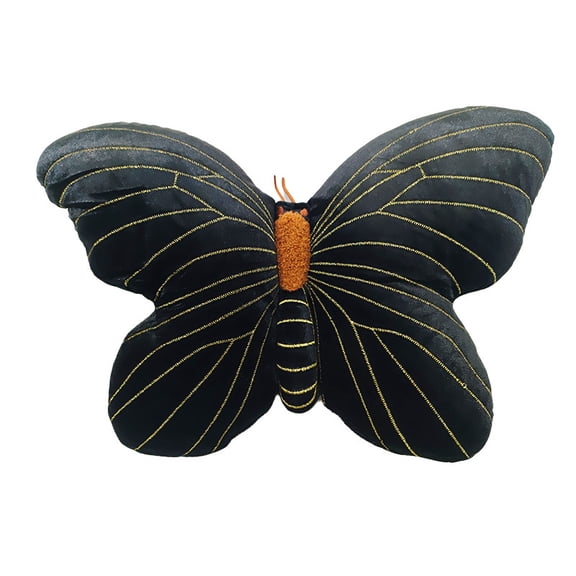 Black Bow Shaped Pillow,Soft Throw Pillows Aesthetic Decorative Pillows for Bed Sofa Couch Home Decor33*24*4CM