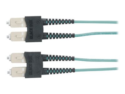 Black Box 10-Gigabit - Patch cable - SC multi-mode (M) to SC multi-mode (M) - 1 m - fiber optic - 50 / 125 micron