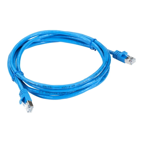 Black Box 10ft GigaTrue Cat.6a F/UTP Patch Network Cable CAT6APCS010BL