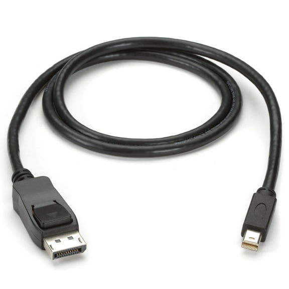 Black Box 15 Foot Mini-DisplayPort to DisplayPort Cable, Male/Male, 15-ft. (4.5-m), Black