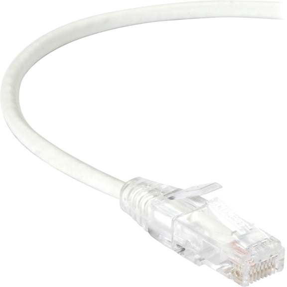 Black Box 15ft Slim Cat.6 Snagless Unshielded (UTP) Network Patch Cable, White