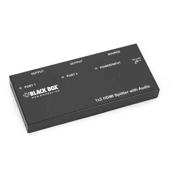 Black Box  1X2 HDMI Splitter with Audio