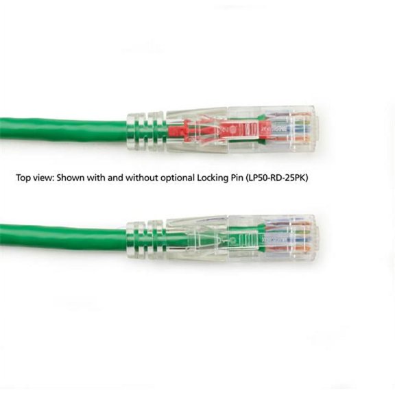 Black Box  3 ft. Gigatrue 3 Cat6 UTP Patch Cable, Green, TAA