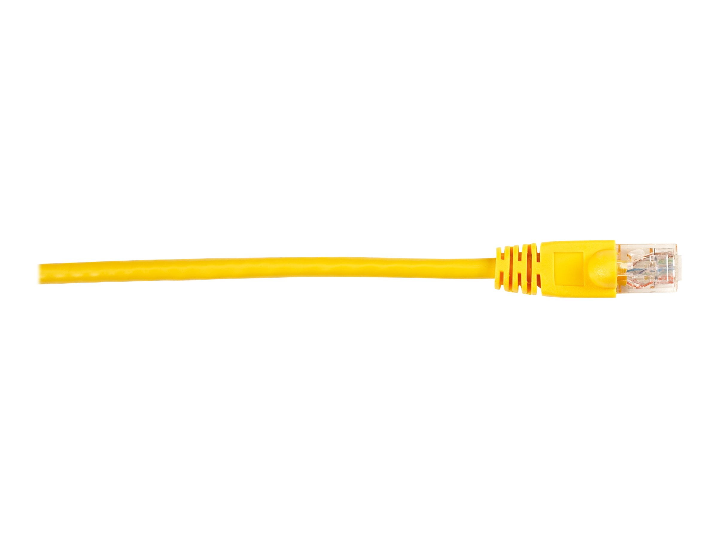 Black Box - Patch cable - RJ-45 (M) to RJ-45 (M) - 4 ft - UTP - CAT 6 - molded, snagless, stranded - yellow