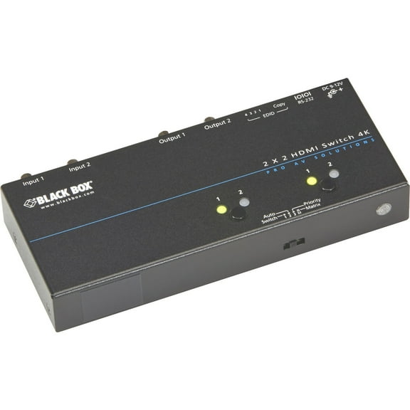 Black Box 4K HDMI Matrix Switch - 2 x 2