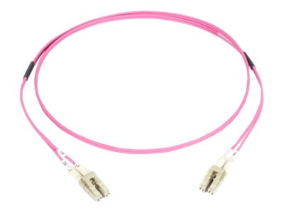 Black Box Connect - Patch cable - LC multi-mode (M) to LC multi-mode (M) - 15 m - fiber optic - duplex - 50 / 125 micron - OM4 - erika violet