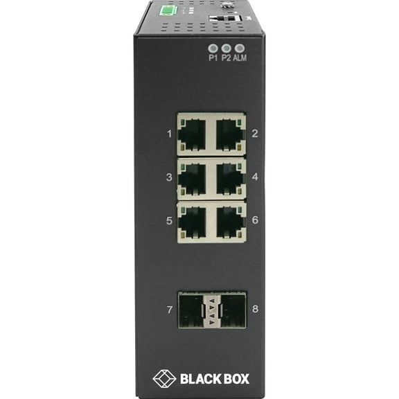 Black Box 8 Port Extreme Temperature Managed Switch LIG1082A