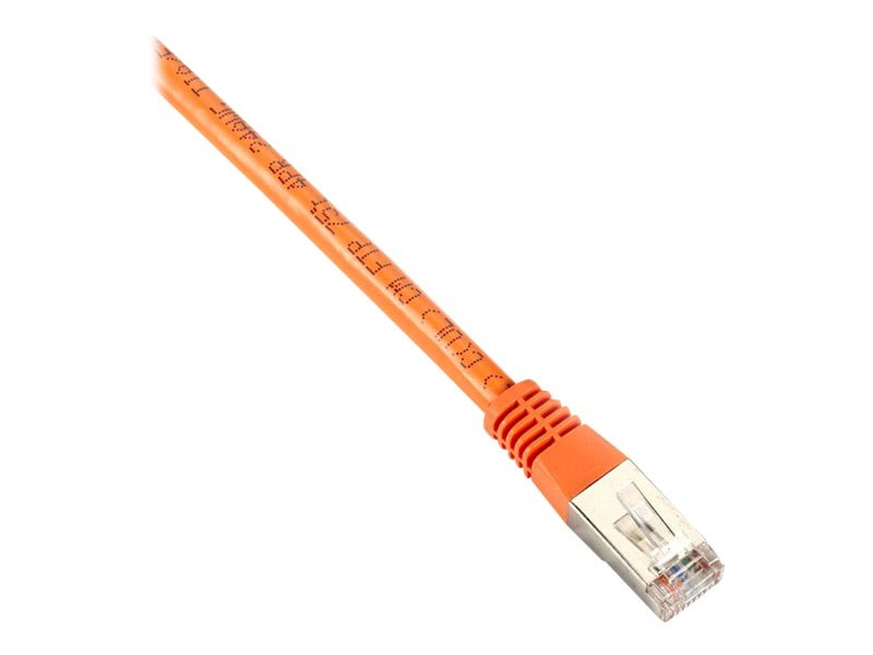 Black Box Backbone Cable - Patch cable - RJ-45 (M) to RJ-45 (M) - 25 ft - FTP - CAT 5e - molded, solid - orange