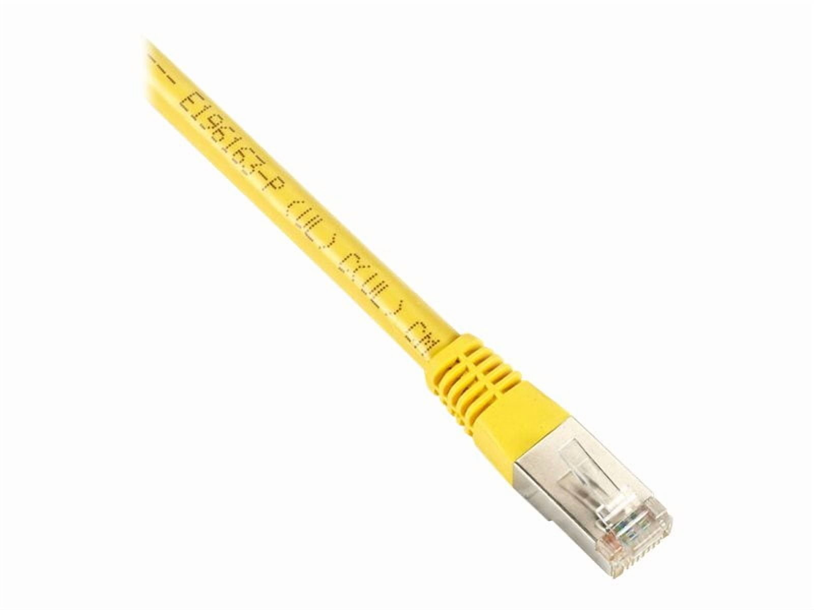 Black Box Backbone Cable - Patch cable - RJ-45 (M) to RJ-45 (M) - 25 ft - FTP - CAT 6 - molded, solid - yellow