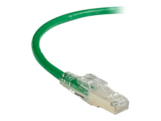 Black Box GigaTrue 3 - Patch cable - RJ-45 (M) to RJ-45 (M) - 4.5 cm - SFTP - CAT 6 - booted, stranded - green