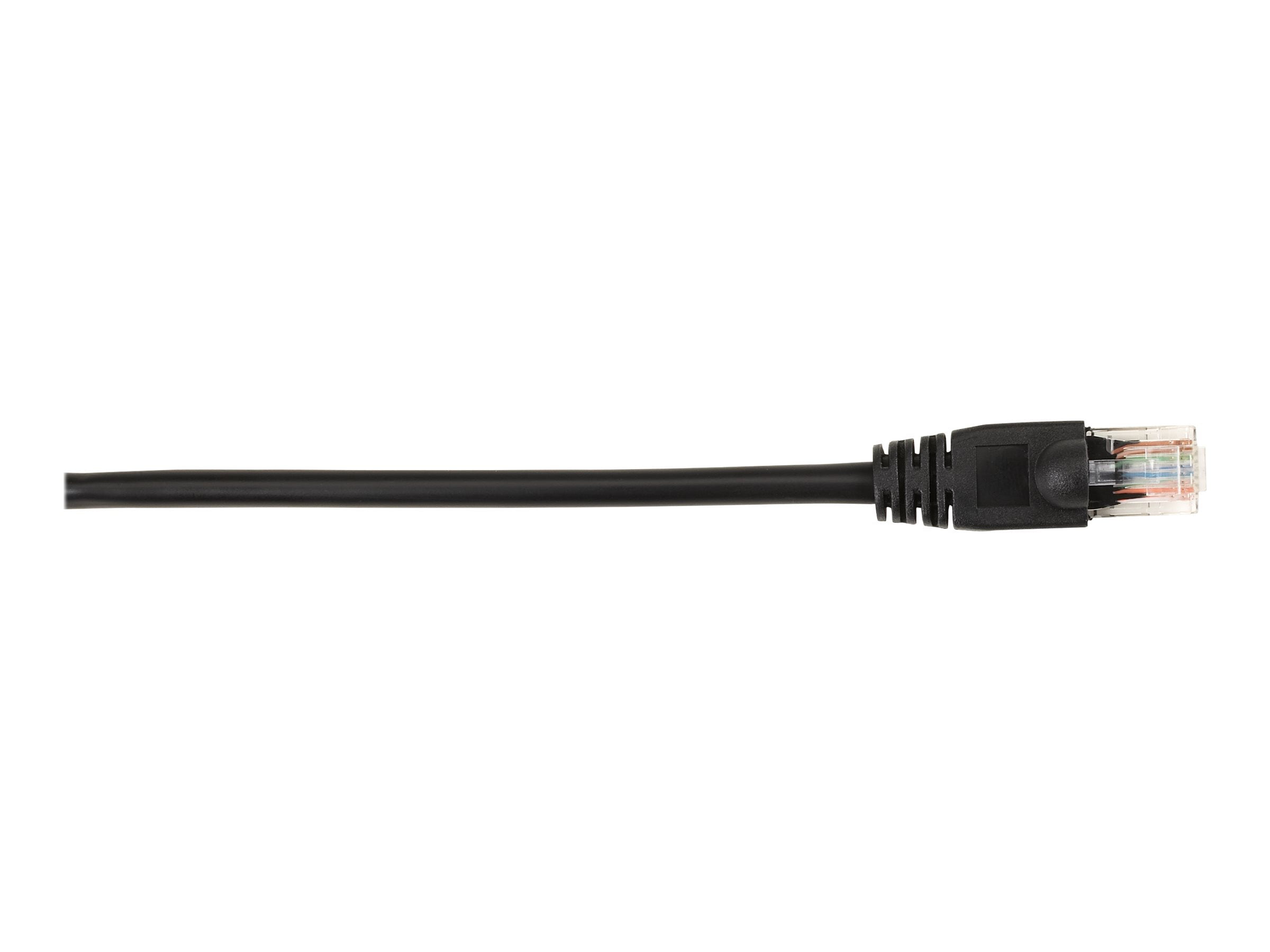 Black Box - Patch cable - RJ-45 (M) to RJ-45 (M) - 3 ft - UTP - CAT 5e - molded, snagless, stranded - black