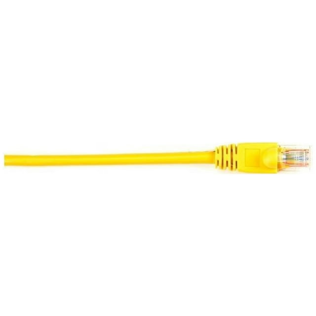 Black Box CAT5EPC-003-YL Black Box CAT5e Value Line Patch Cable, Stranded, Yellow, 3-ft. (0.9-m) - Category 5e for Network Device - Patch Cable - 3 ft - 1 x RJ-45 Male Network - 1 x RJ-45 Male Network