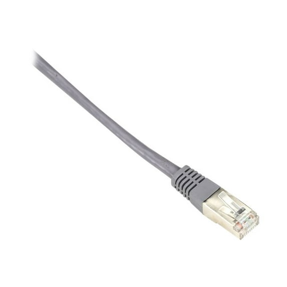 Black Box CAT5e 100-MHz Stranded Patch Cable Slim Molded Boot F/UTP CM PVC Gray 6FT