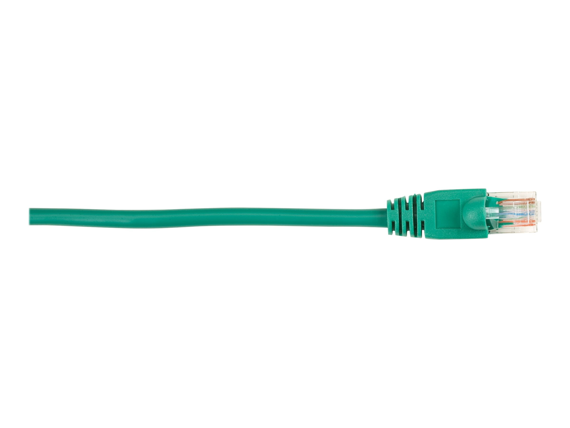 Black Box - Patch cable - RJ-45 (M) to RJ-45 (M) - 1 ft - UTP - CAT 5e - molded, snagless, stranded - green
