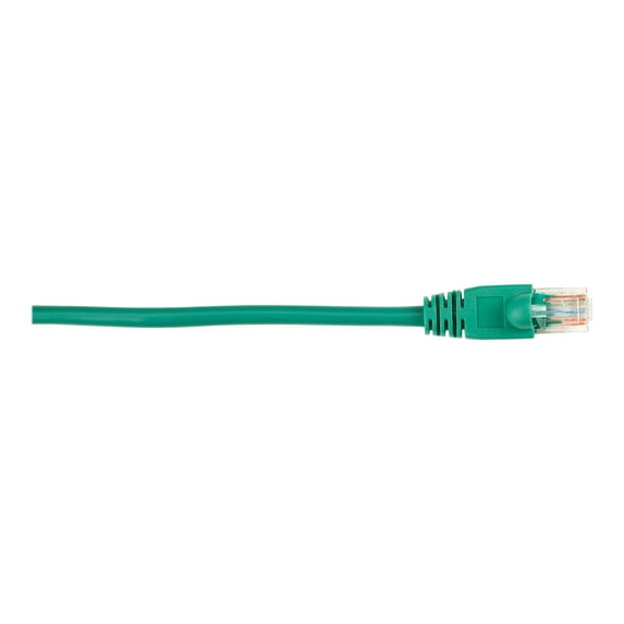 Black Box - Patch cable - RJ-45 (M) to RJ-45 (M) - 1 ft - UTP - CAT 5e - molded, snagless, stranded - green