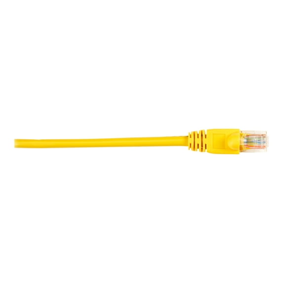 Black Box - Patch cable - RJ-45 (M) to RJ-45 (M) - 5 ft - UTP - CAT 5e - molded, snagless, stranded - yellow
