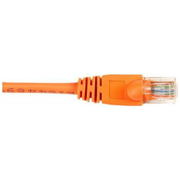 Black Box CAT6 Value Line Patch Cable, Stranded, Orange, 3-ft. (0.9-m)