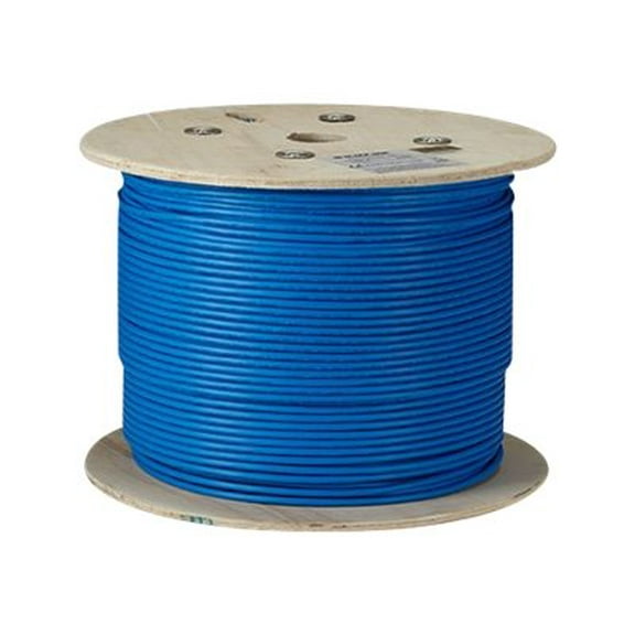 Black Box 1000ft Cat6A Stranded UTP 650 MHz CM PVC Bulk Cable C6ABC50STRBL1000