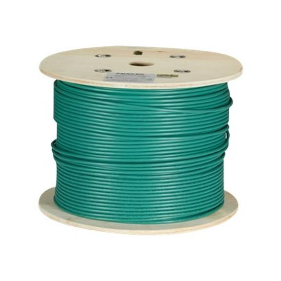 Black Box CAT6A Bulk Cable Stranded UTP 650 MHz CM PVC PoE 1000 ft (C6ABC50STRGN1000)