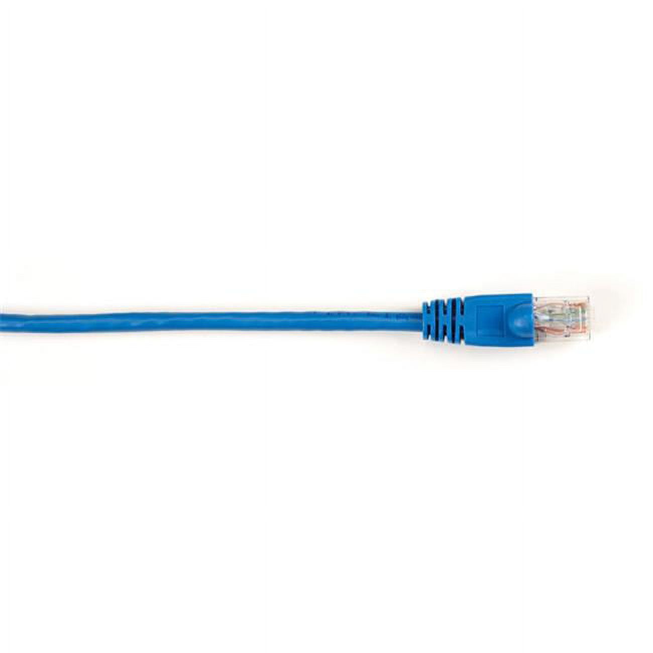 Black Box CAT6PC-001-BL-25PAK CAT6 250-MHZ MOLDED SNAGLESS STRANDED ETHERNET PATCH CABLE-UNSHIELDED(