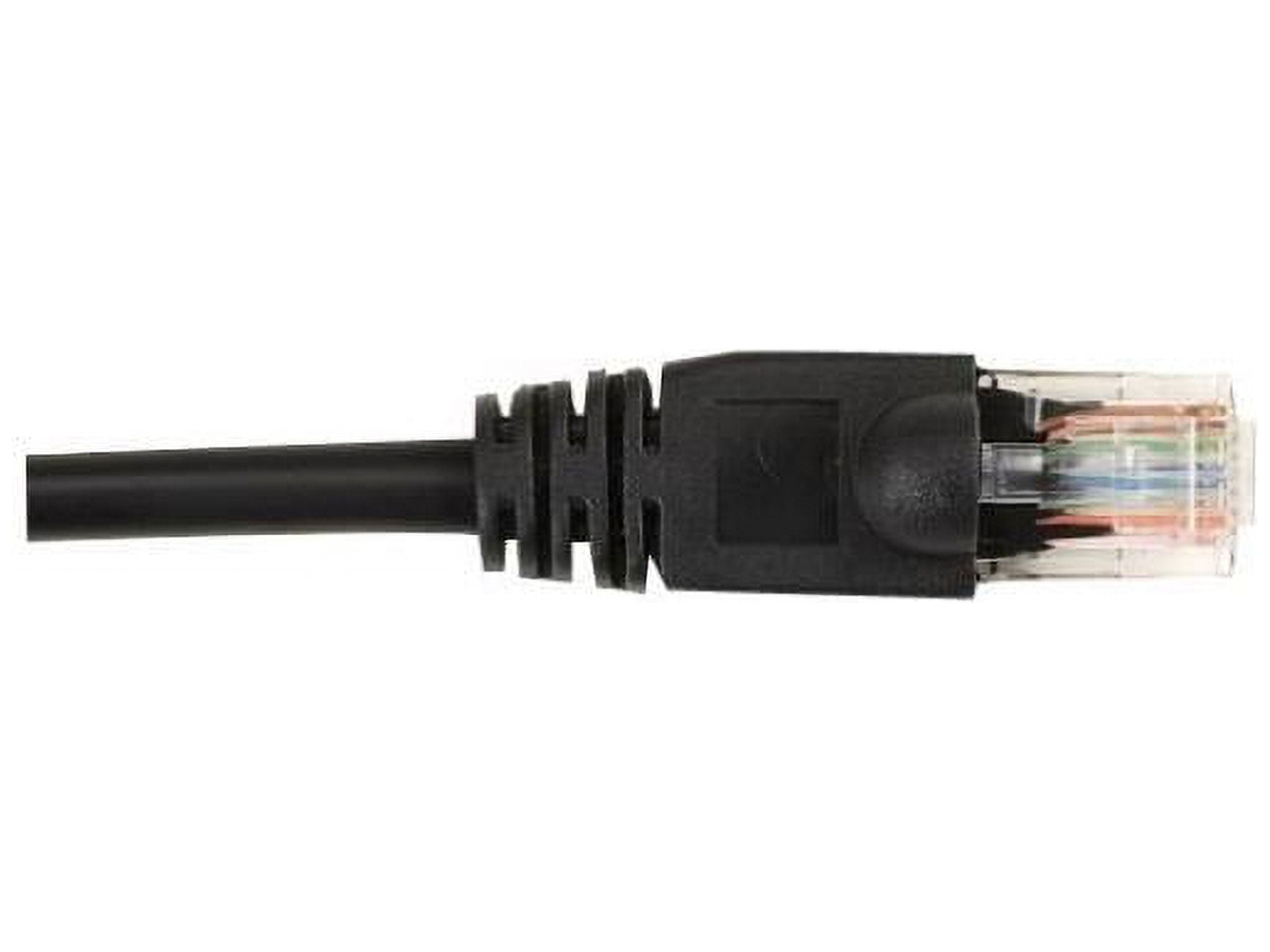 Black Box CAT6PC-010-BK Connect CAT6 250-MHz Stranded Ethernet Patch Cable - Unshielded, PVC, Snagless Boot, Black, 10-ft.