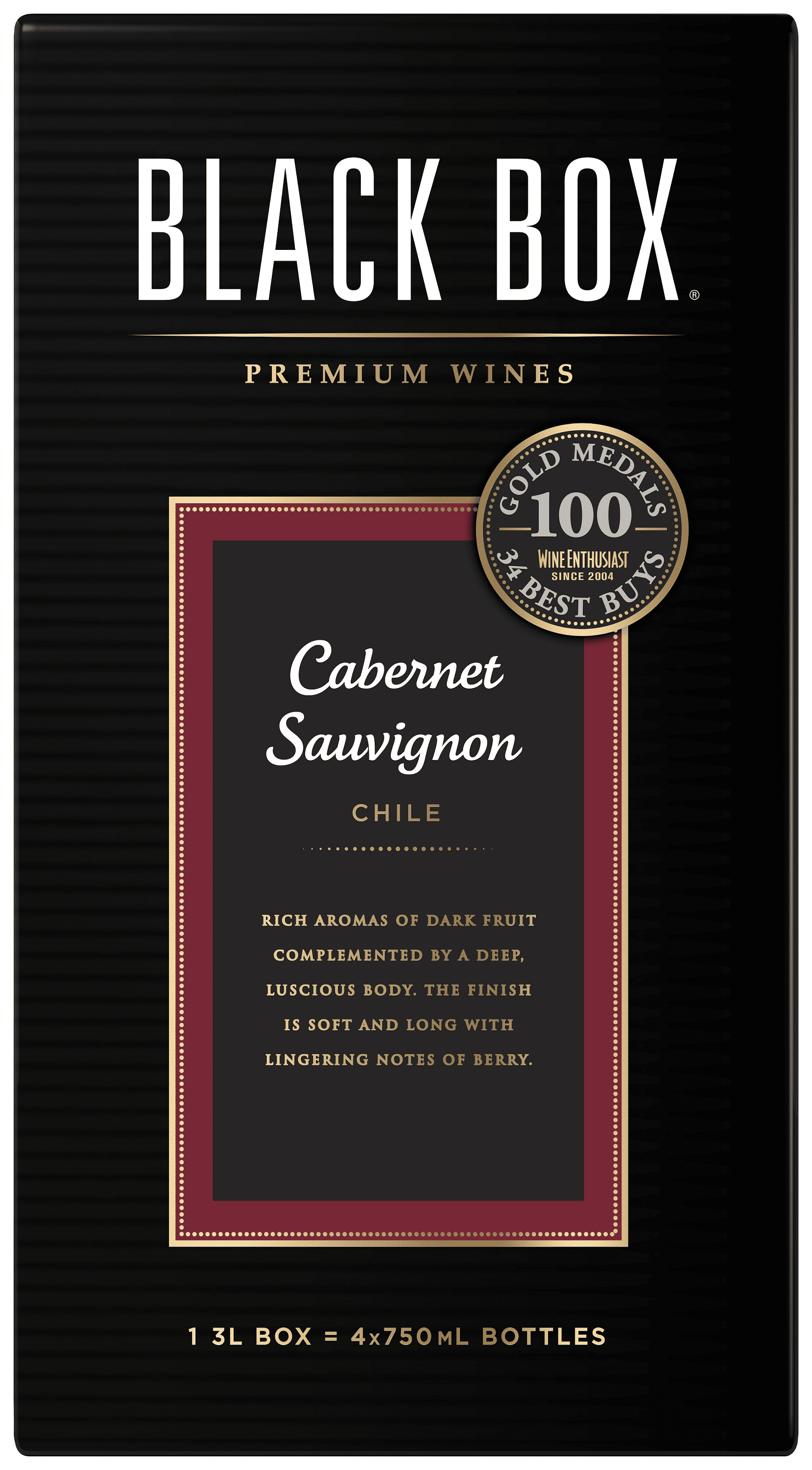 Black Box Cabernet Sauvignon Red Wine, 3L Box, 13.5% ABV