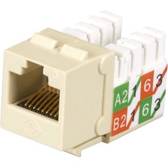Black Box Ivory Unshielded CAT6 Keystone Jack