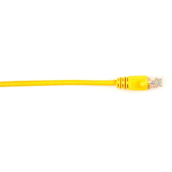 Black Box Cat6 Value Line Patch Cable, Stranded, Yellow, 15-ft. [4.5-m] - Category 6 For Network Device - 15 Ft - 1 X Rj-45 Male Network - 1 X Rj-45 Male Network - Yellow (cat6pc-015-yl)