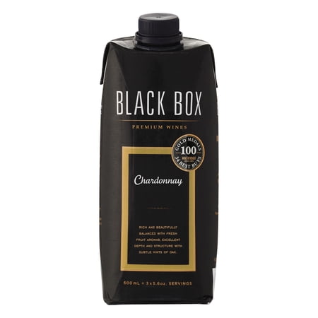 Black Box Chardonnay White Wine, 500 mL Carton