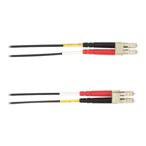 Black Box - Patch cable - LC single-mode (M) to LC single-mode (M) - 3 m - fiber optic - duplex - black