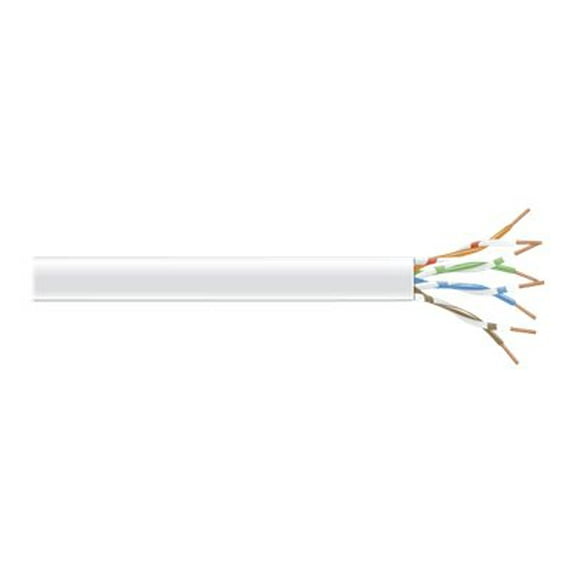 Black Box Connect - Bulk cable - 1000 ft - UTP - CAT 6 - plenum, solid - white