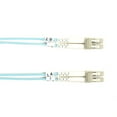 thumbnail image 1 of Black Box Connect OM3 50-Micron Multimode Fiber Optic Patch Cable - OFNR PVC, LC-LC, Aqua, 5-m (16.4-ft.), 1 of 2