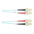thumbnail image 1 of Black Box Connect - Patch cable - SC multi-mode (M) to SC multi-mode (M) - 3.3 ft - 50 micron - OM3 - aqua, 1 of 2