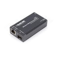 thumbnail image 1 of Black Box Corporatio Black Box Multipower Miniature Transceiver/Media Converter - Network (RJ-45) - Multi-mode, Single-mode - Gigabit Ethernet - 10/100/1000Base-TX, 1000Base-X - 1.0 x Expansion Slots, 1 of 2